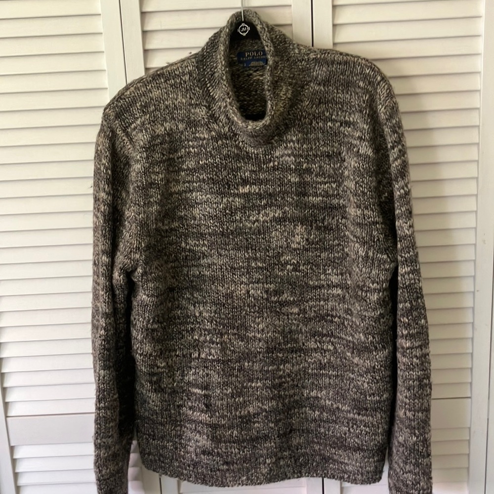 Polo by Ralph Lauren Gray Turtleneck Sweater
